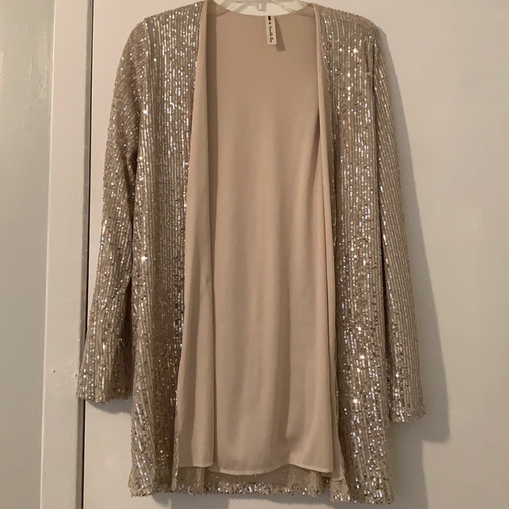 Sequin cardigan